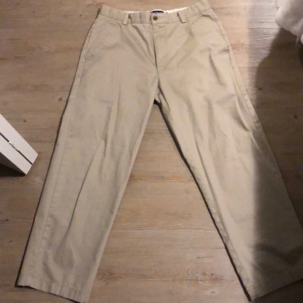 Chaps tan pants W32 L30 100% cotton